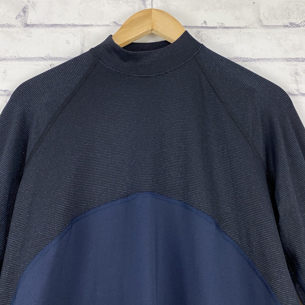Nike Shirt Women's Size XL Long Sleeve Pullover Pro Warm Mock Neck Sparkle Run - Picture 5 of 11